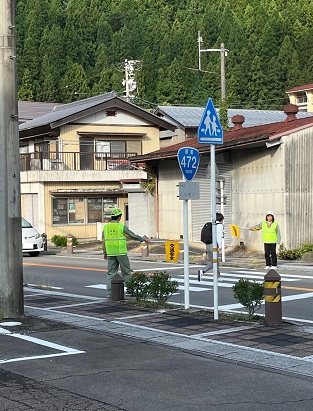 秋の交通安全運動のイメージ