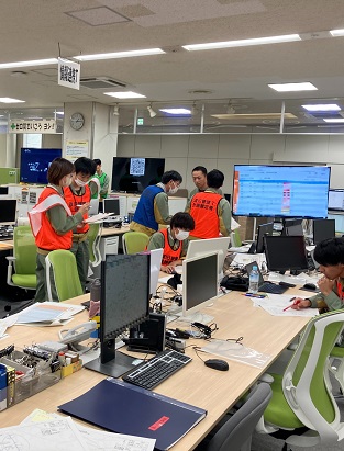 防災訓練の開催のイメージ