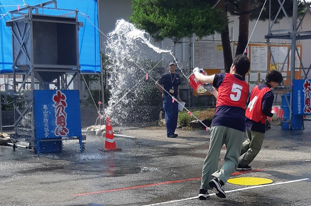 バケツ注水大会5位入賞のイメージ
