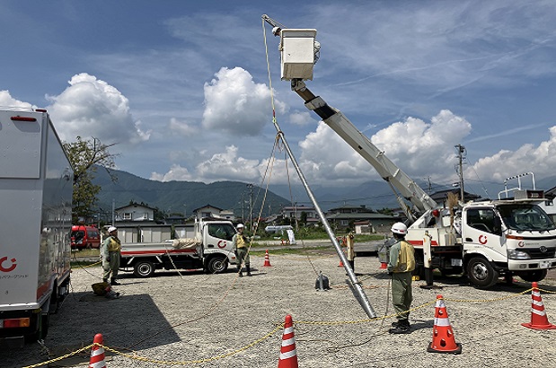 大町市地震総合防災訓練のイメージ
