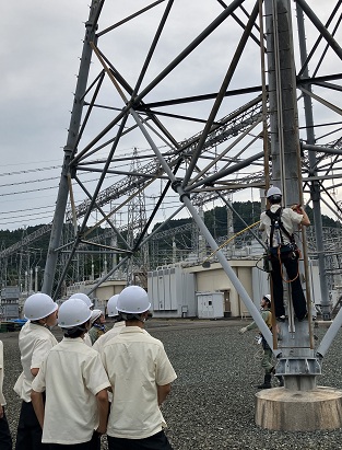変電所見学の受け入れのイメージ