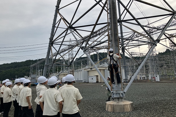 変電所見学の受け入れのイメージ