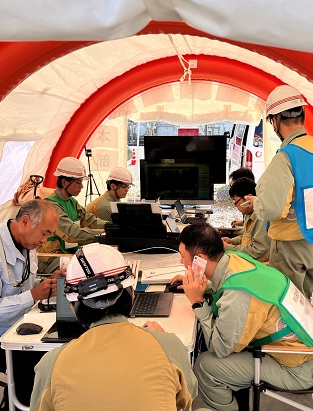 三河エリア非常災害対策実働訓練のイメージ