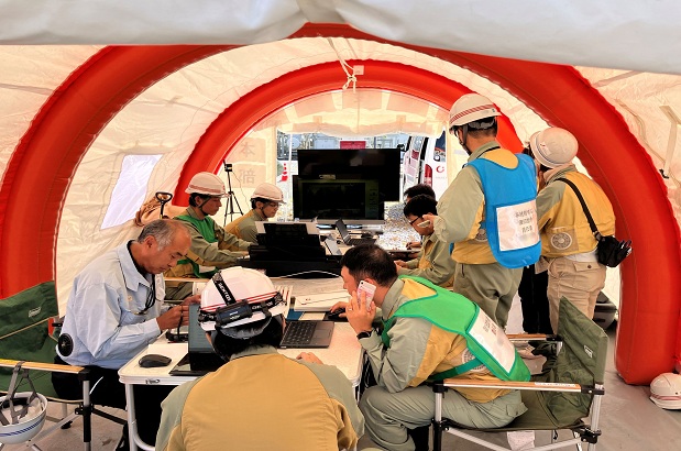 三河エリア非常災害対策実働訓練のイメージ