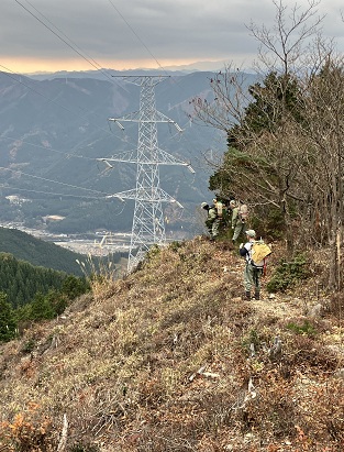 山地歩行訓練のイメージ