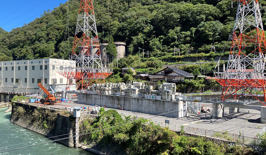 泰阜水力開閉所　154kV屋外設備1