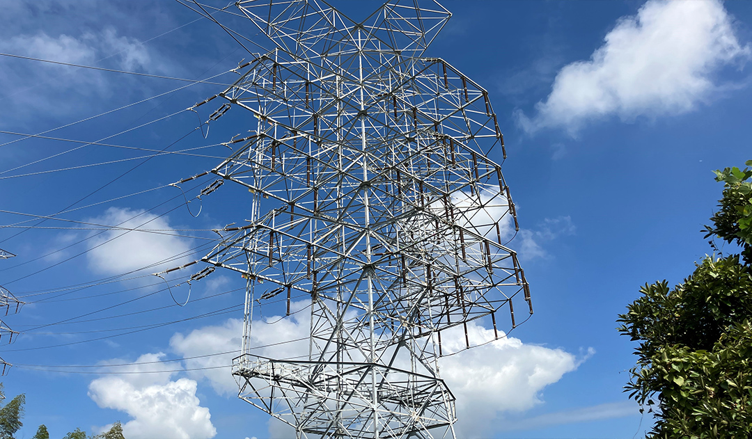 田原臨海支線　No.1　多回線鉄塔1