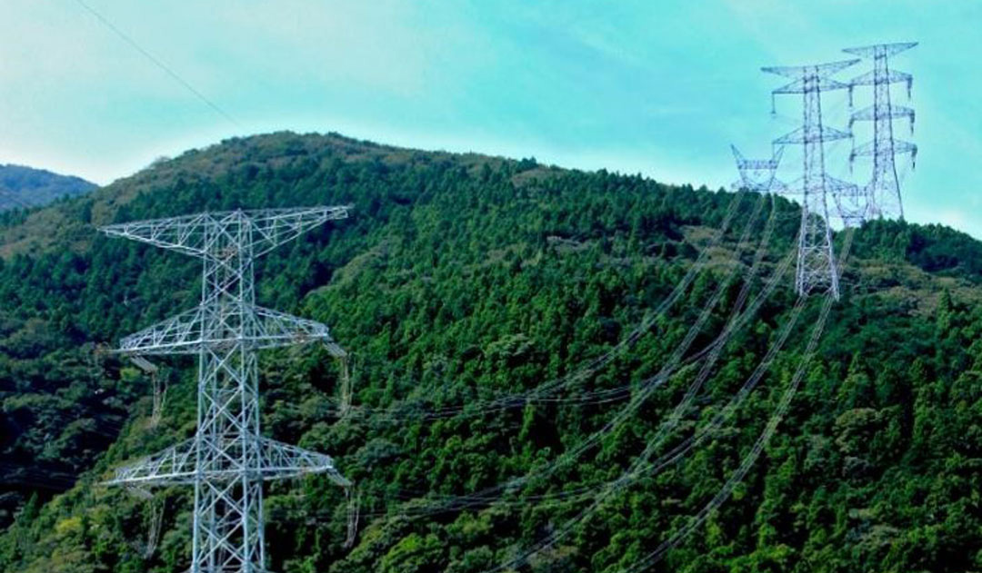 鈴鹿幹線　No.206　6導体送電線方式1