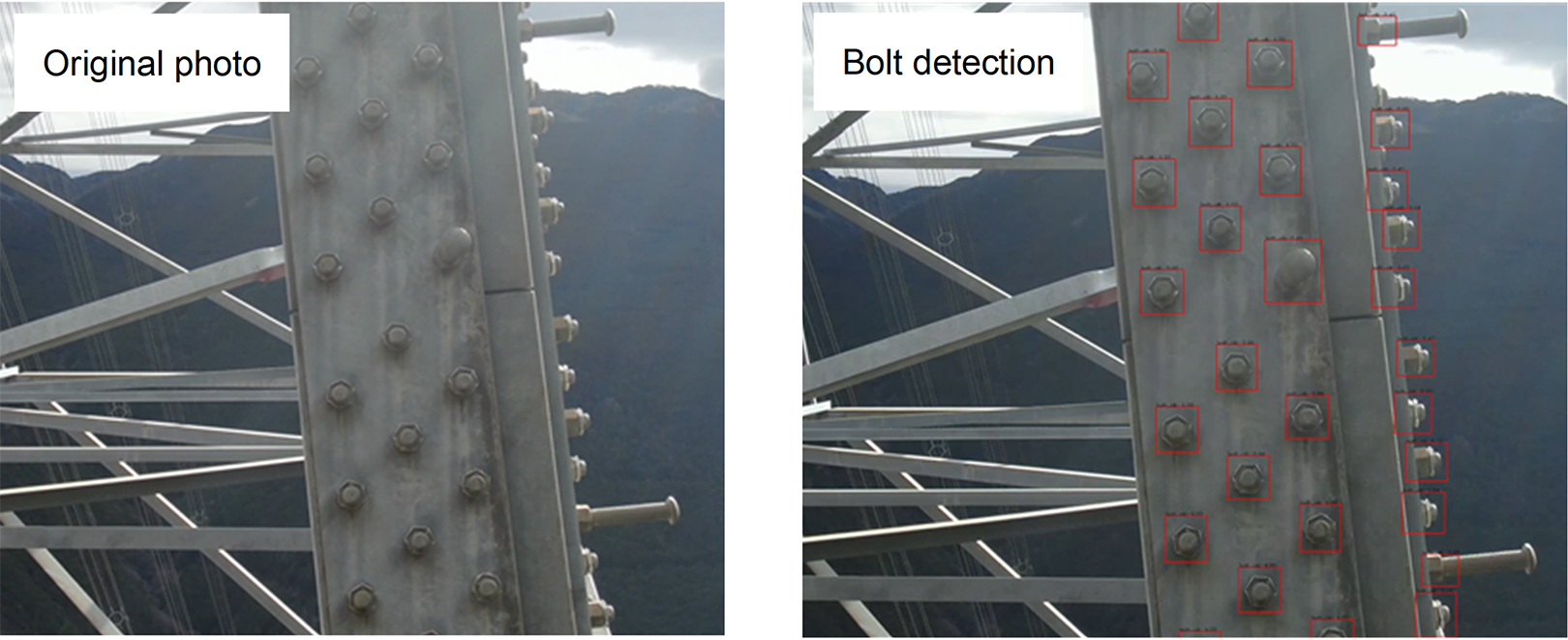 Bolt detection by AI