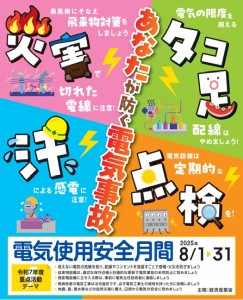 電気使用安全月間ポスター