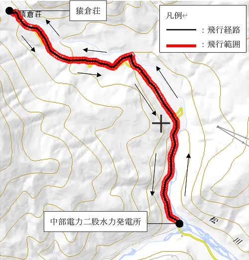飛行経路図