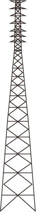 TRANSMISSION TOWERのイメージ図