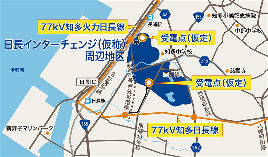 日長IC（仮称）周辺地区