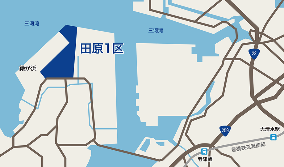 御津2区の地図